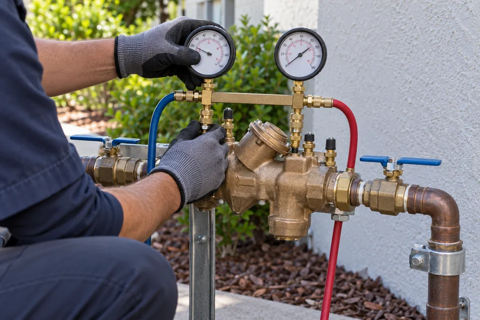 Backflow Testing plumbing work in Colton CA