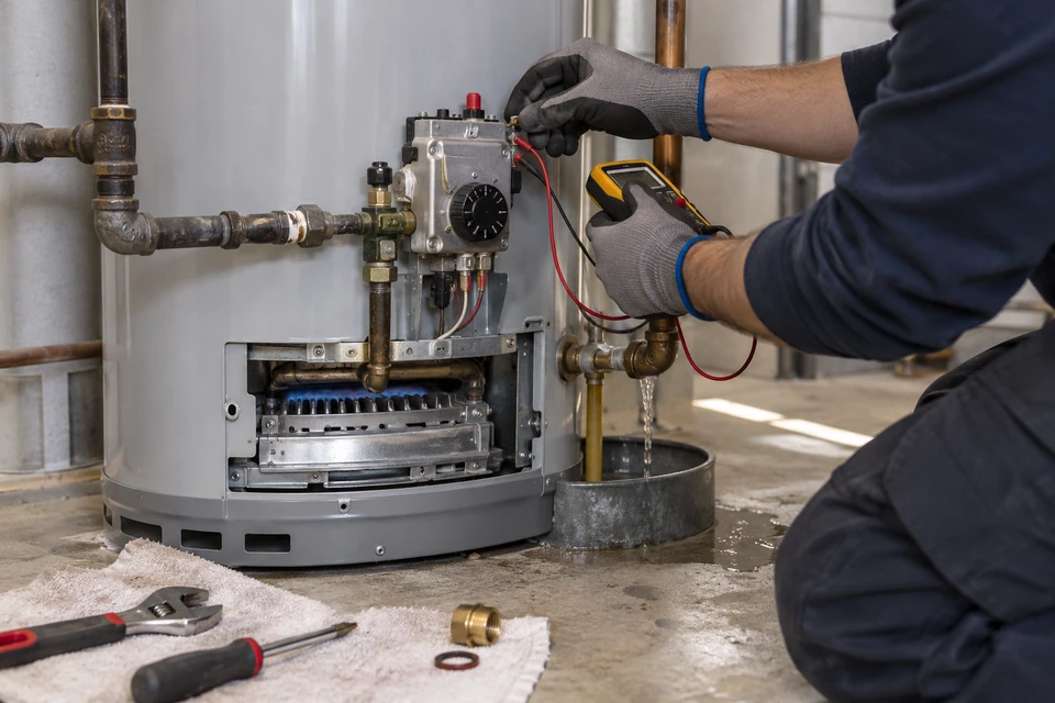 Water Heater Repair plumbing work in Colton CA